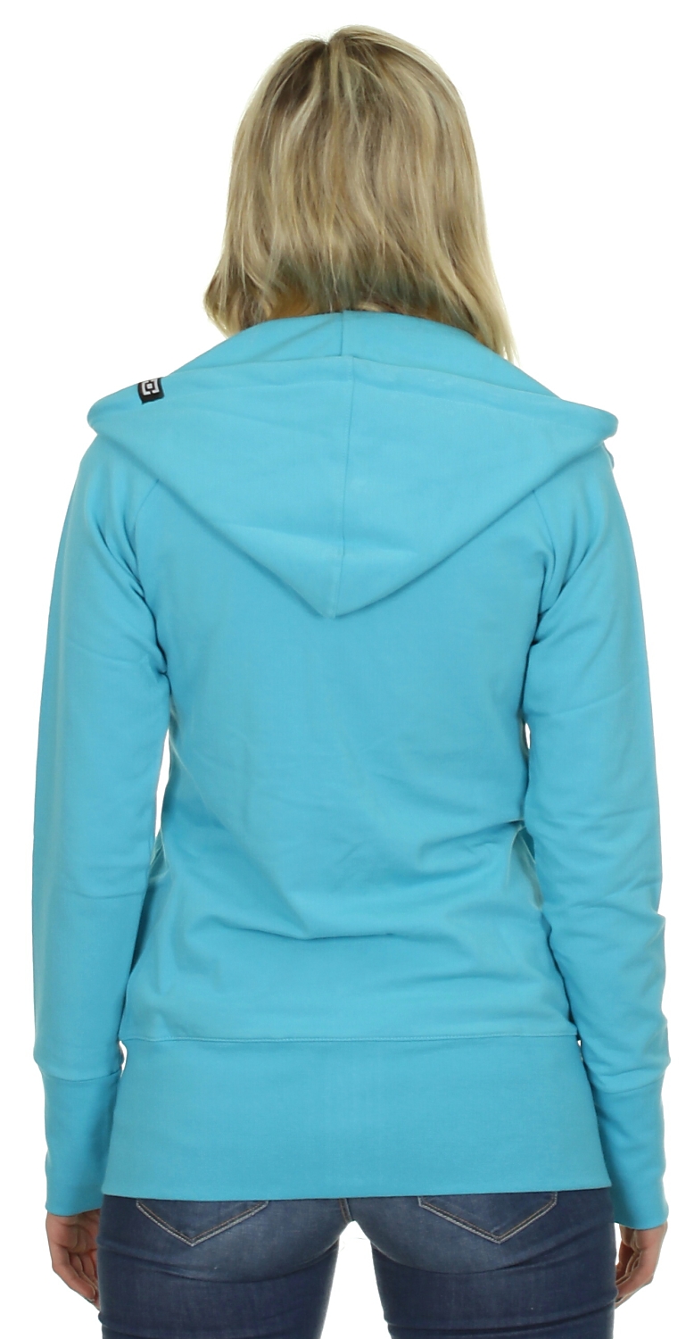 mikina Horsefeathers Sweep Zip - Cyan