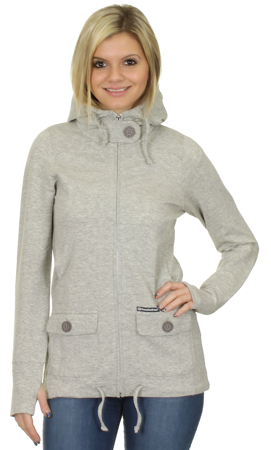bluza Horsefeathers Force Zip - Heather Gray