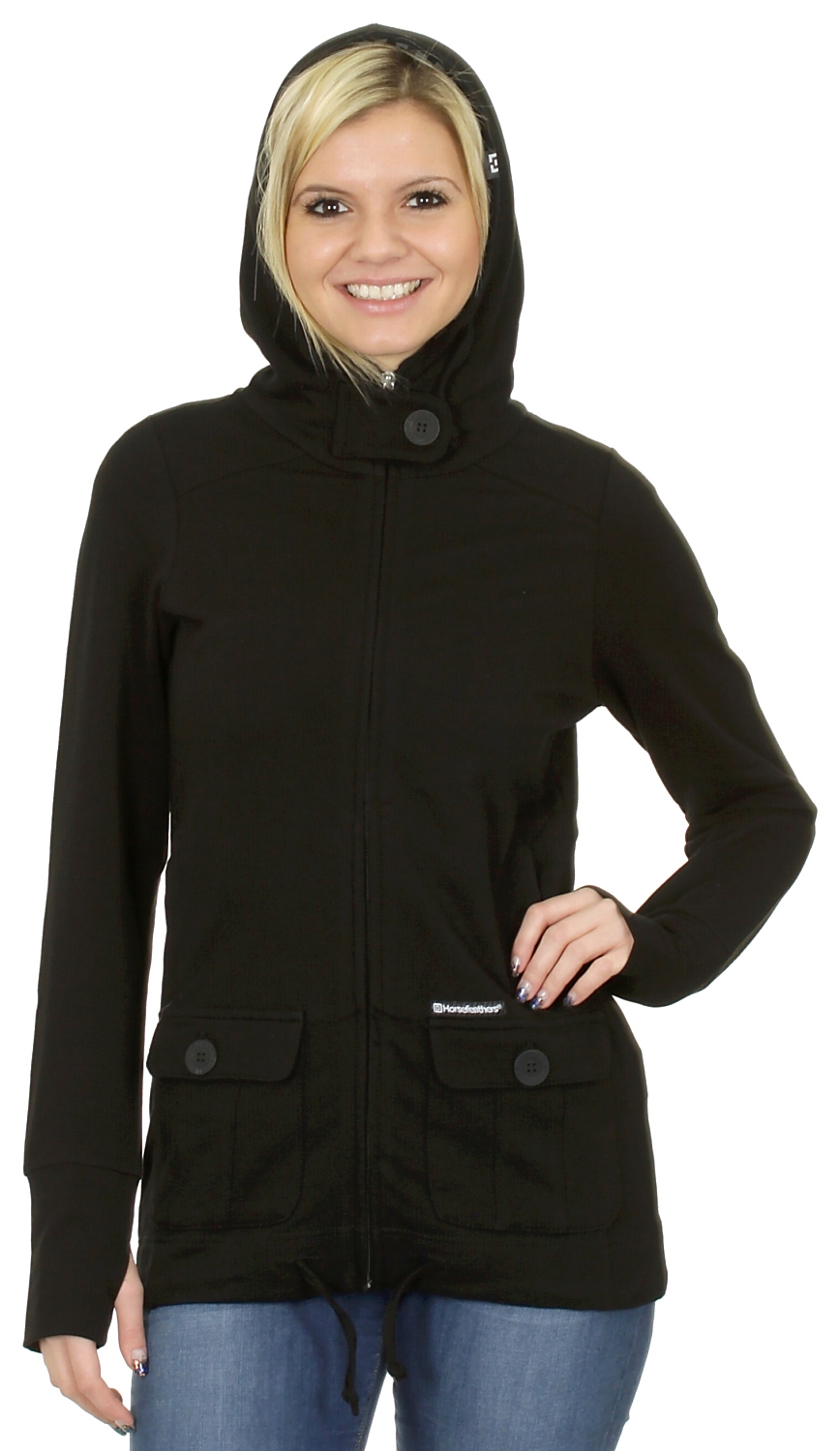 bluza Horsefeathers Force Zip - Black