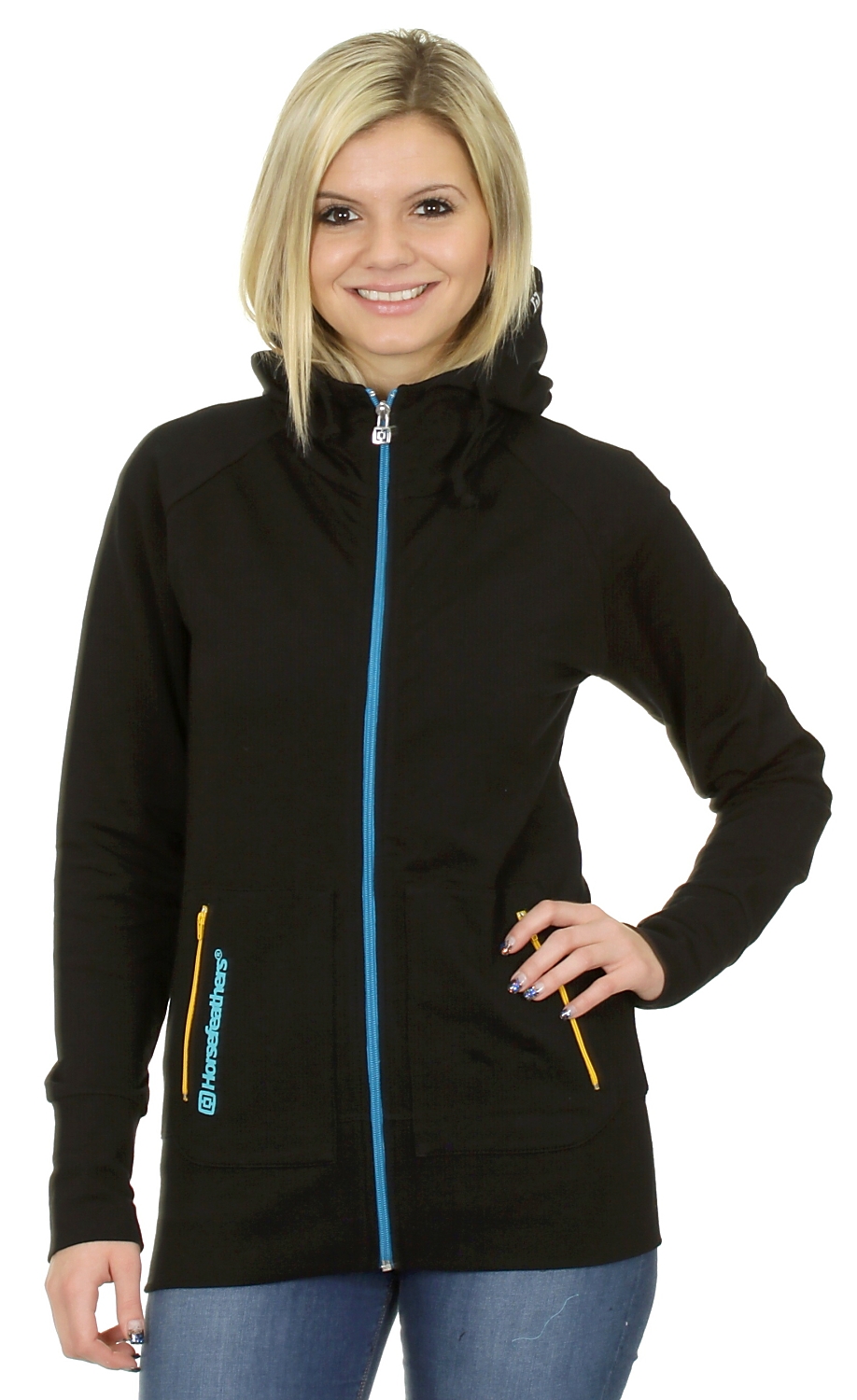 bluza Horsefeathers Sweep Zip - Black