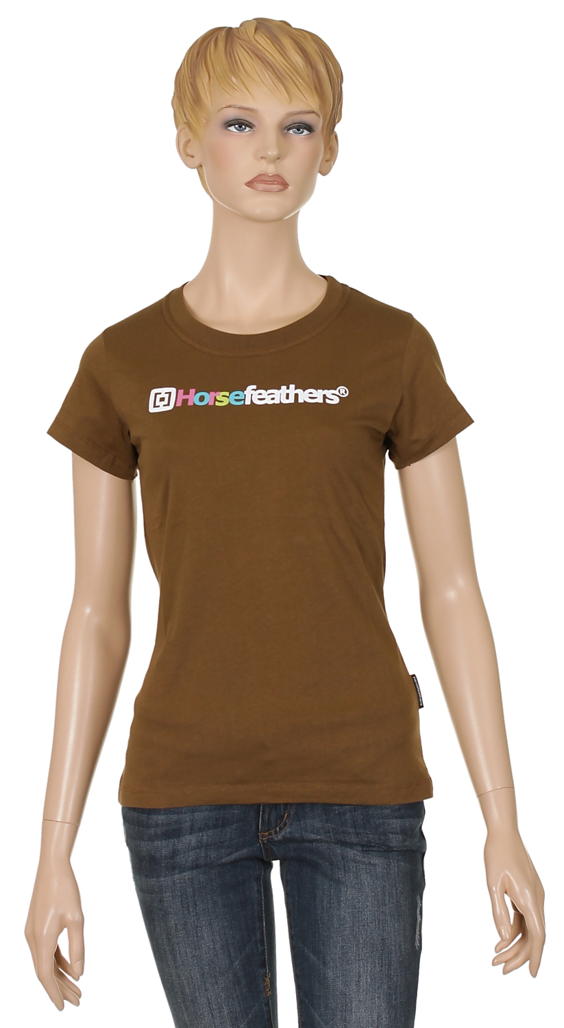 tričko Horsefeathers Multicolor - Brown