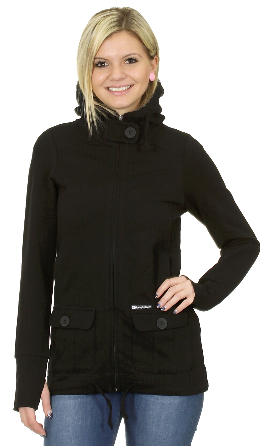 bluza Horsefeathers Force Zip - Black