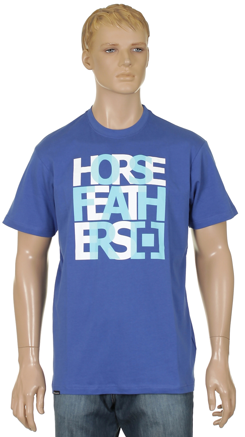 koszulka trykotowa Horsefeathers Blocks - Blue