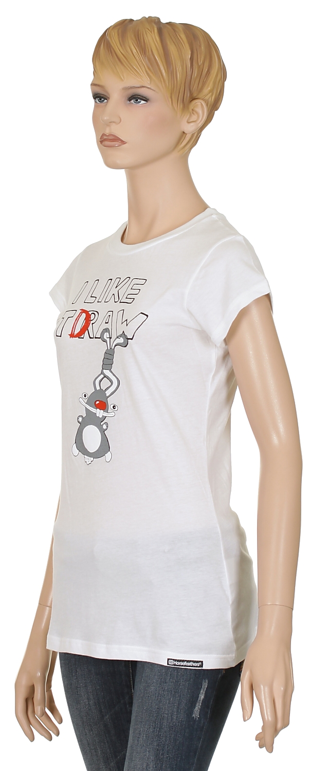 tričko Horsefeathers I Like It - White