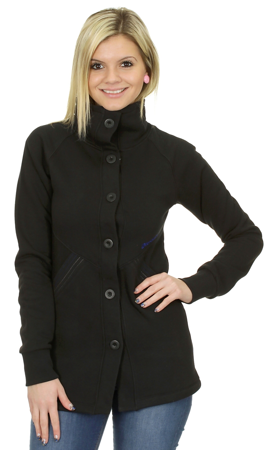 mikina Horsefeathers Hold On - Black