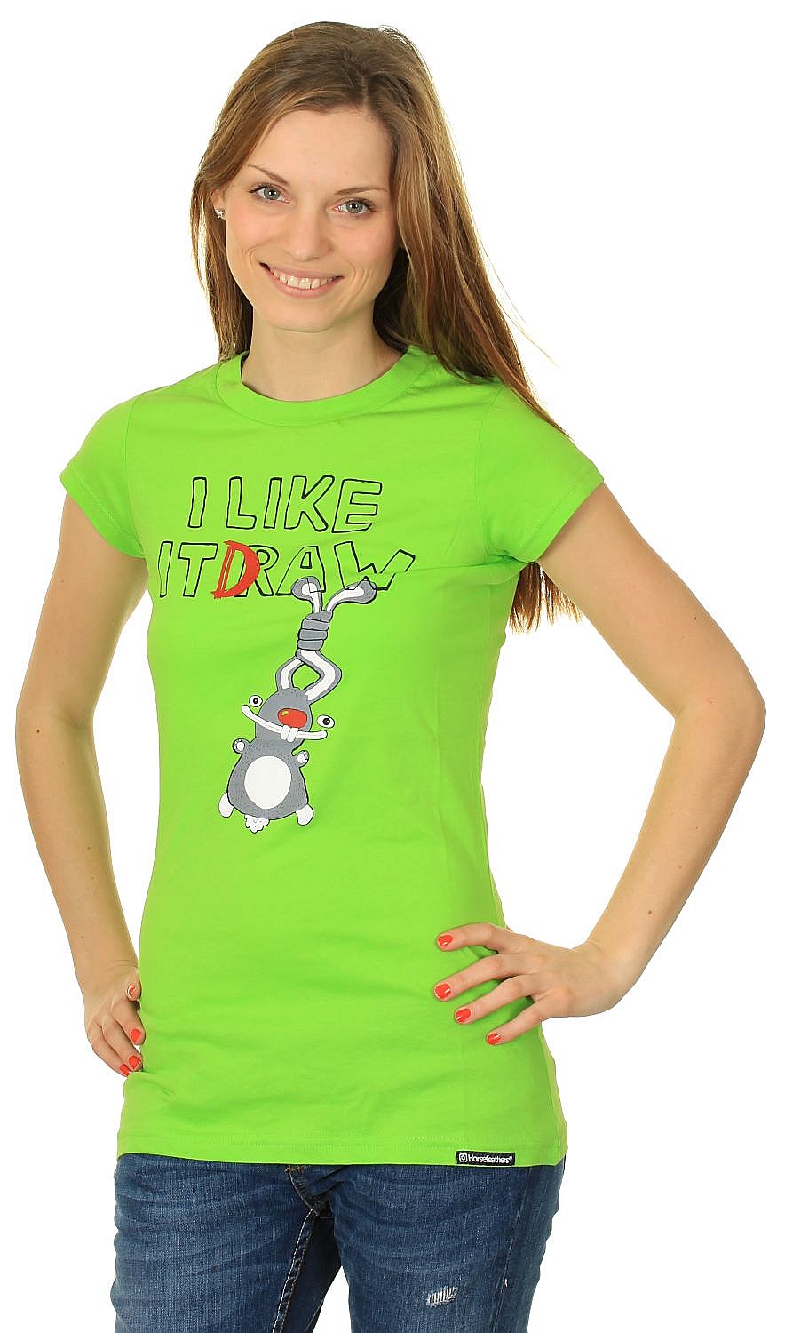 koszulka trykotowa Horsefeathers I Like It - Green