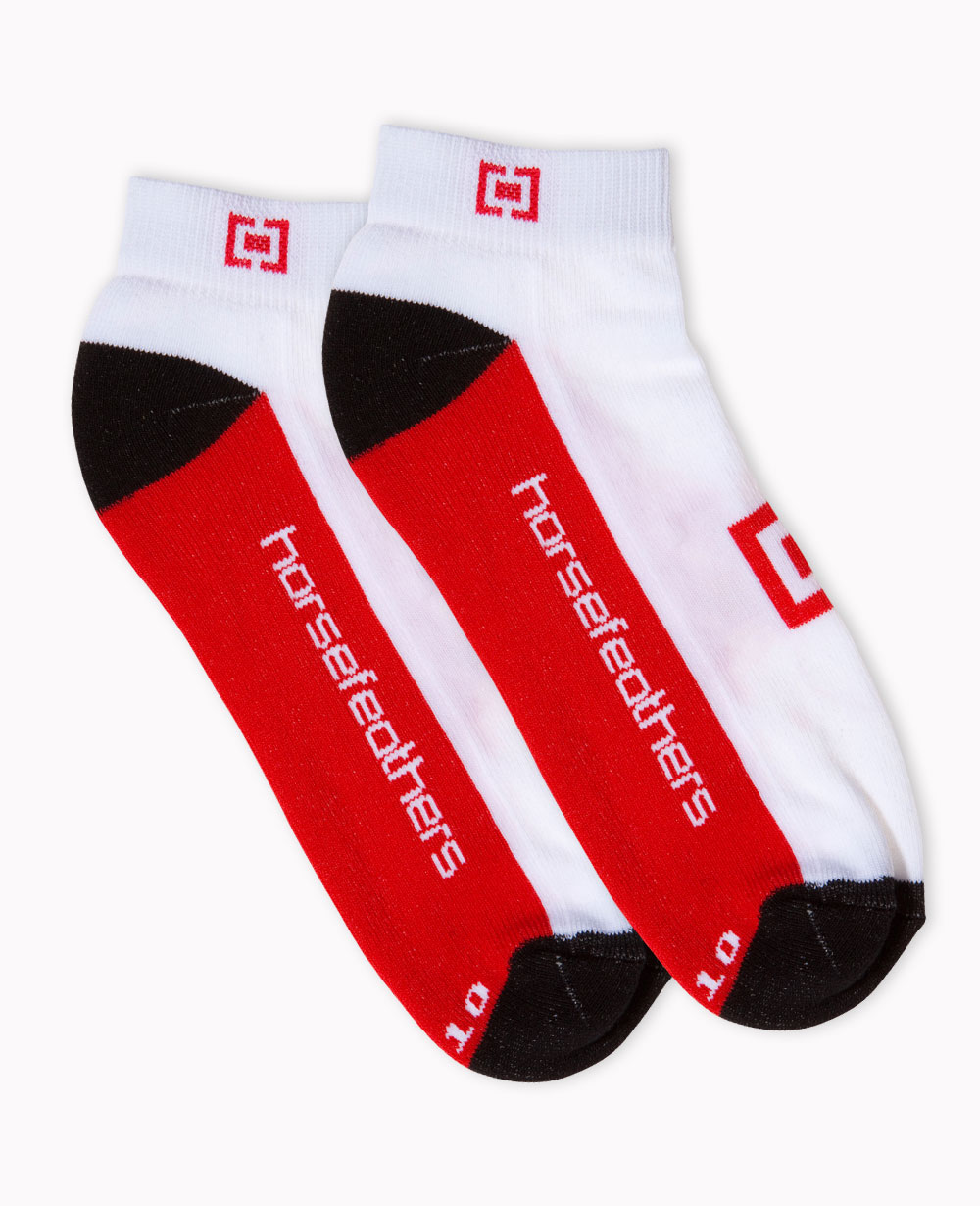 skarpetki Horsefeathers Treble - Red