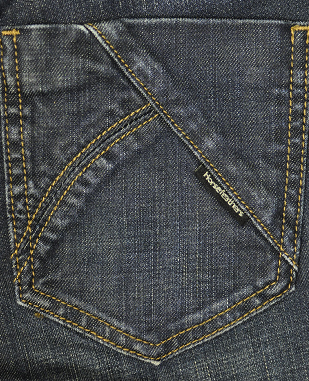 jeansy Horsefeathers Lowrider - Vintage Washing