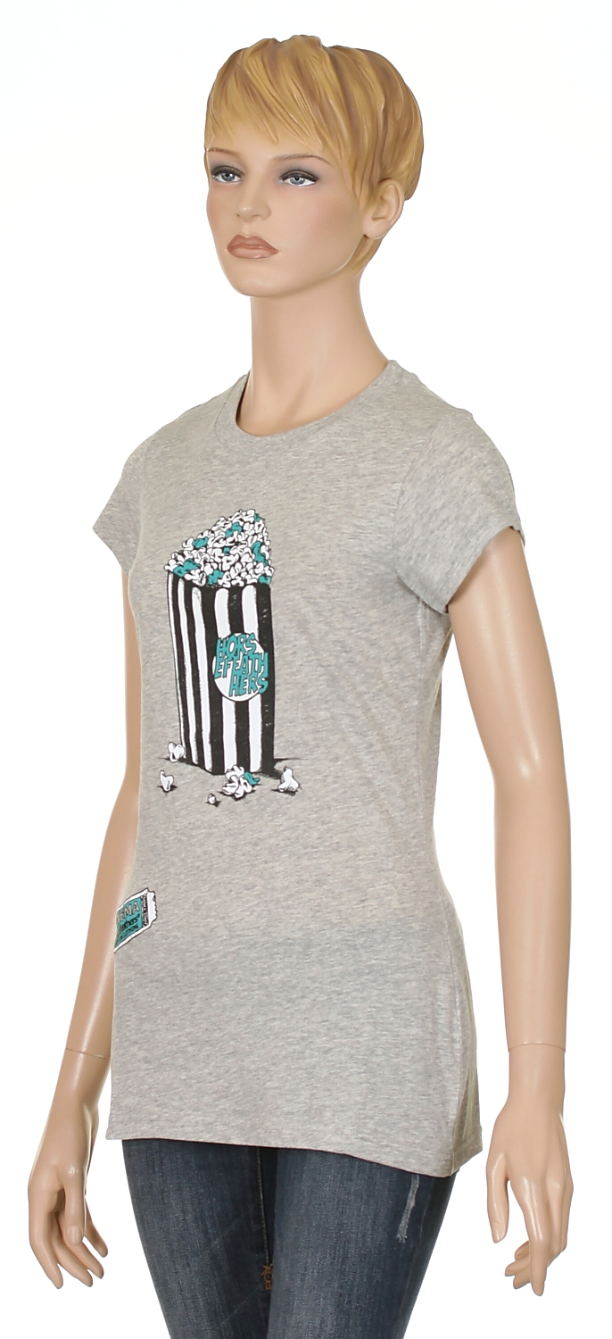 tričko Horsefeathers Popcorn - Heather Gray