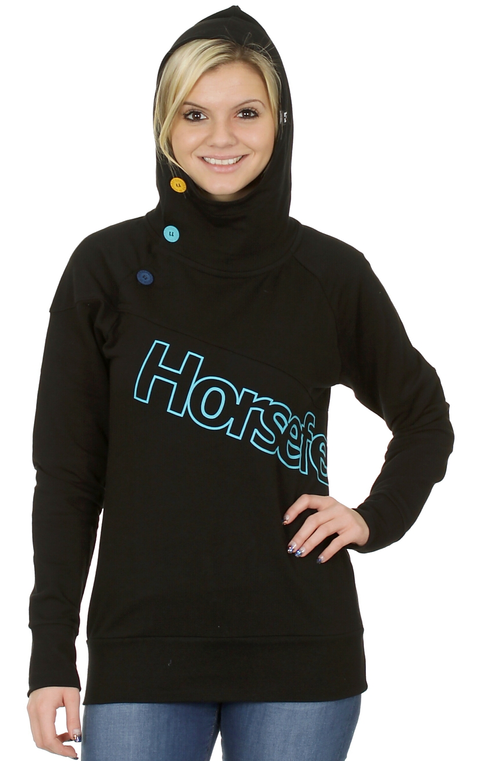 mikina Horsefeathers Goodbye - Black