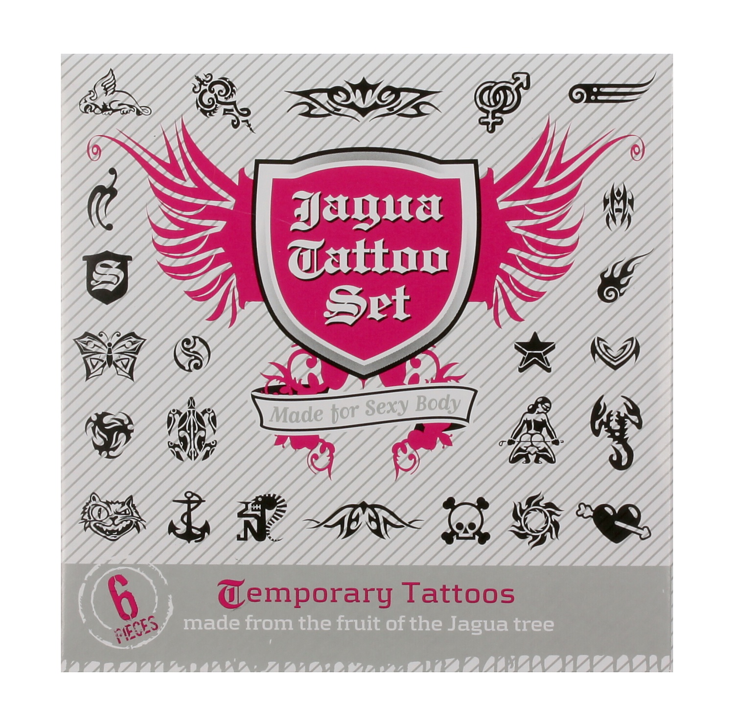 tetovacia sada Love Game Jagua - White