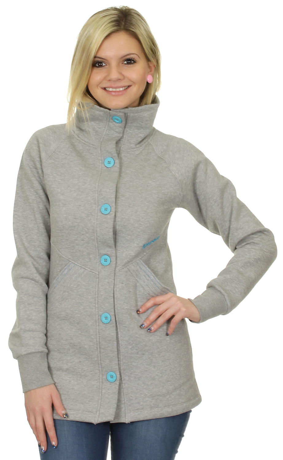 mikina Horsefeathers Hold On - Heather Gray