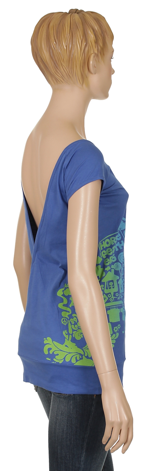 koszulka trykotowa Horsefeathers High Life - Blue