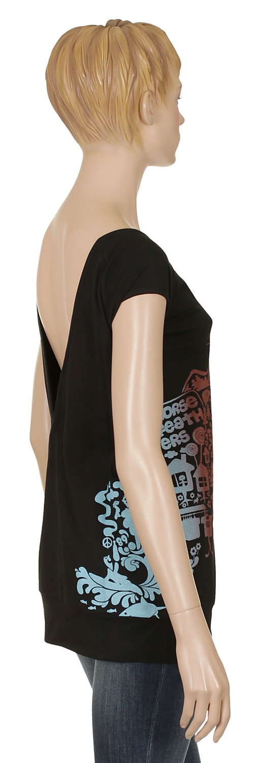 koszulka trykotowa Horsefeathers High Life - Black
