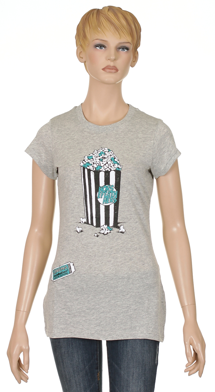 tričko Horsefeathers Popcorn - Heather Gray