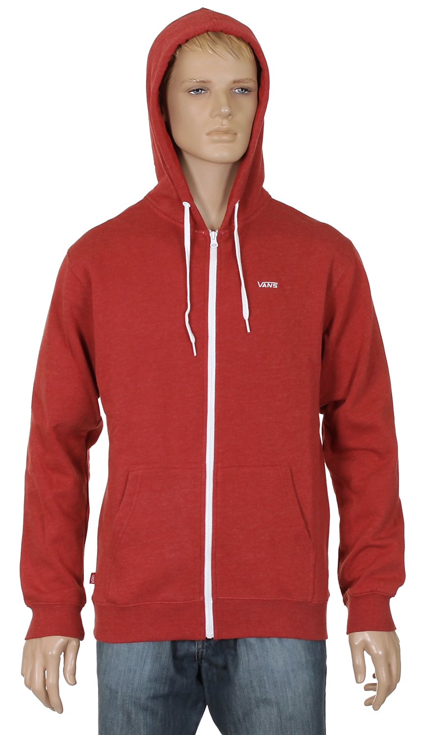 mikina Vans Core Basics Zip - Red Heather