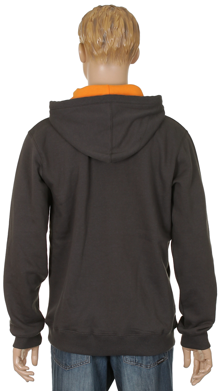 mikina Vans Classic Pullover - New Charcoal/Mandarin Orange