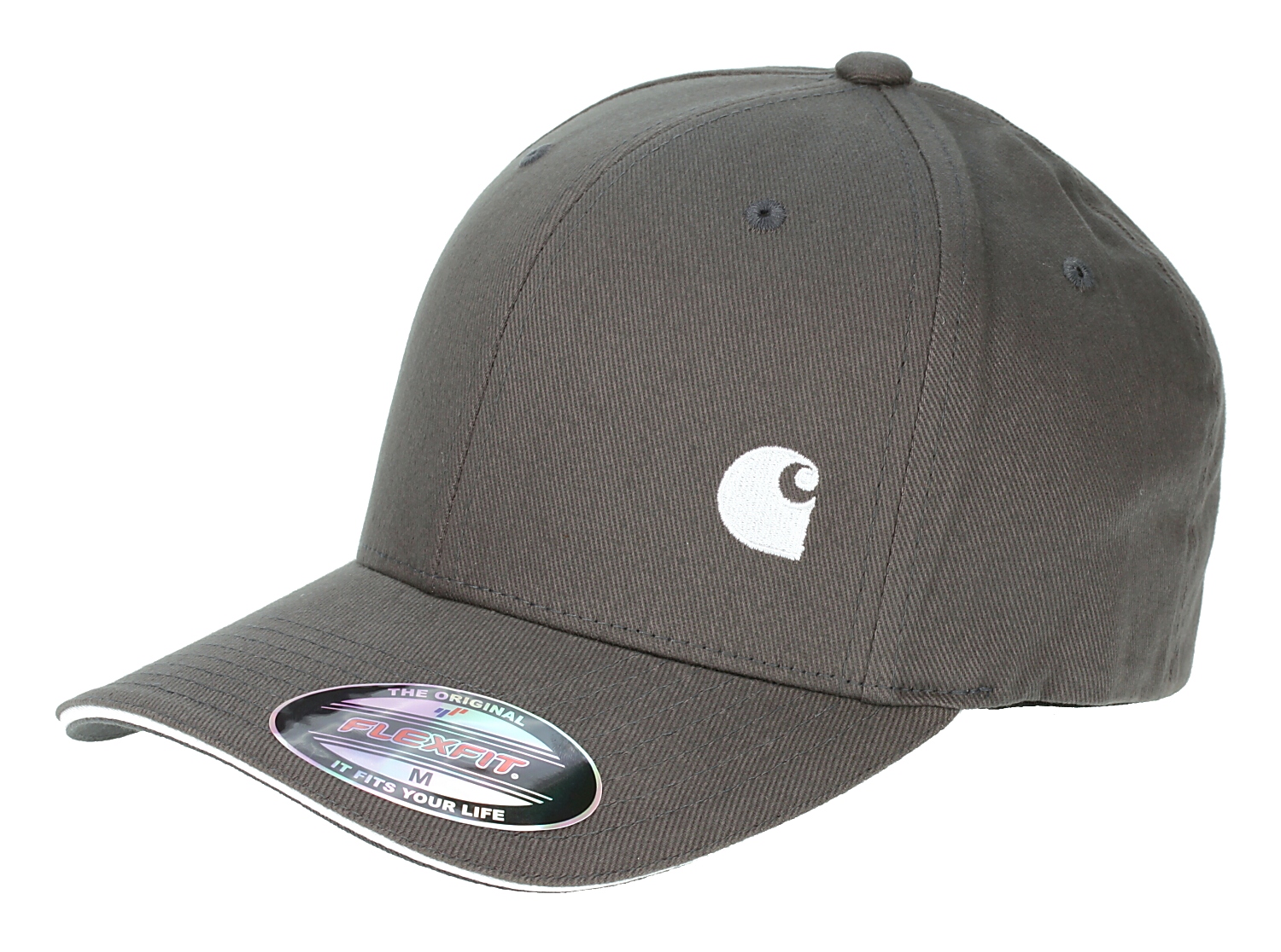 czapka z daszkiem Carhartt Match - Asphalt/White