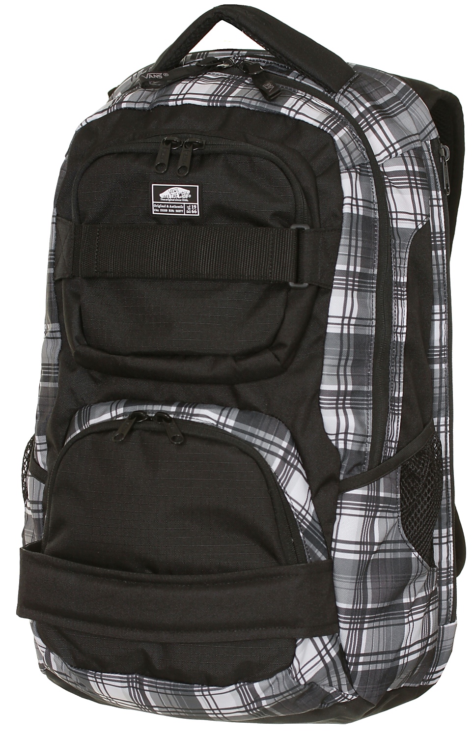 backpack Vans Shroud - Black/White/Gray Plaid