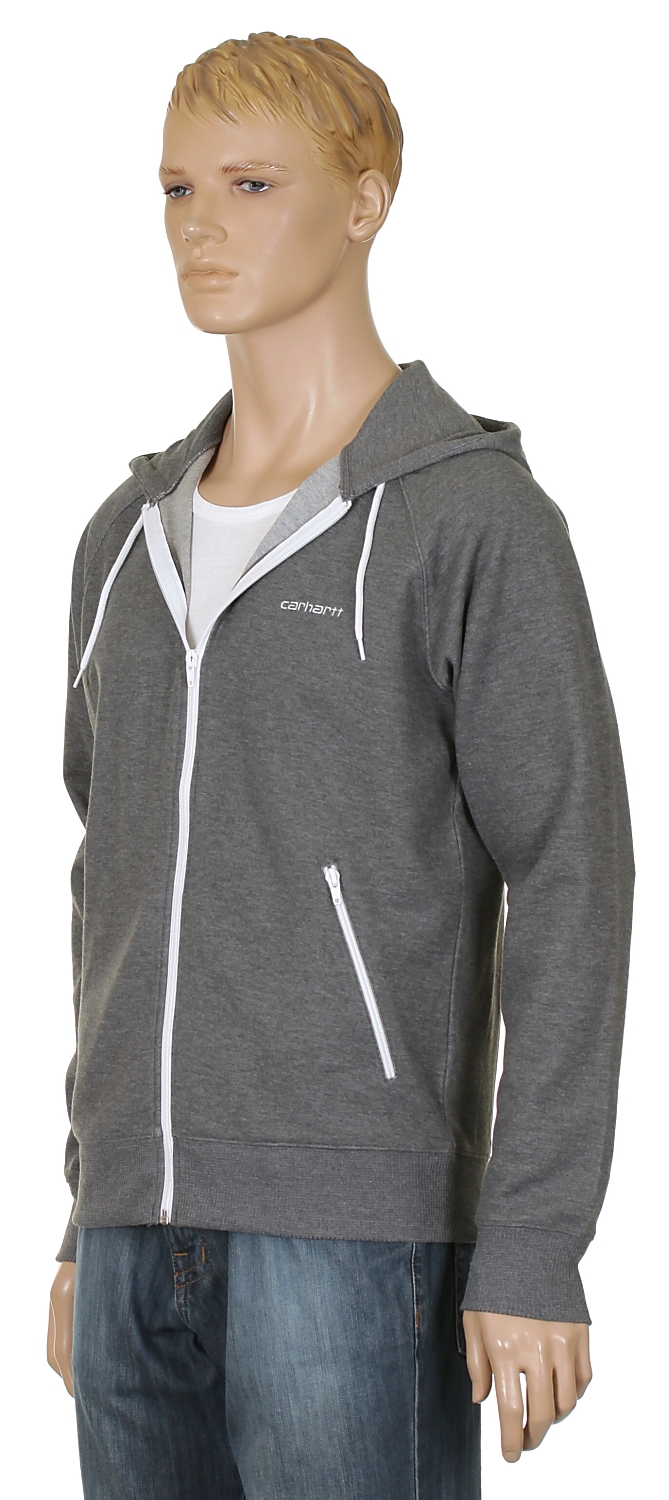 bunda Carhartt Gym - Dark Gray Heather/White