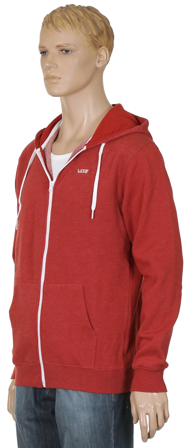 mikina Vans Core Basics Zip - Red Heather