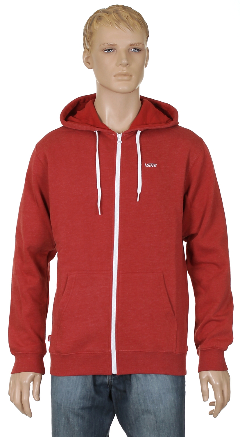 mikina Vans Core Basics Zip - Red Heather