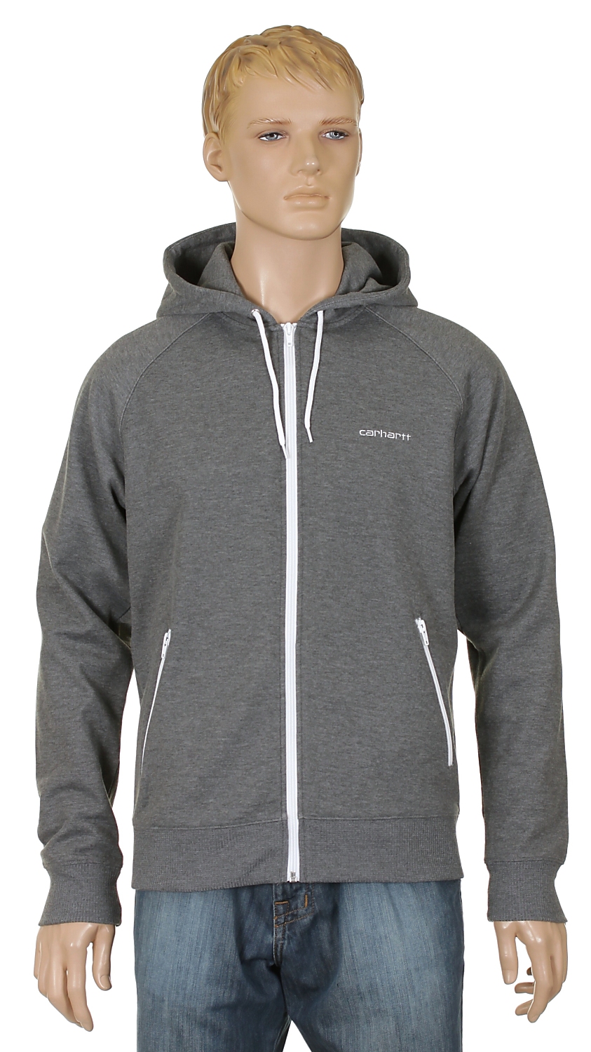 bunda Carhartt Gym - Dark Gray Heather/White