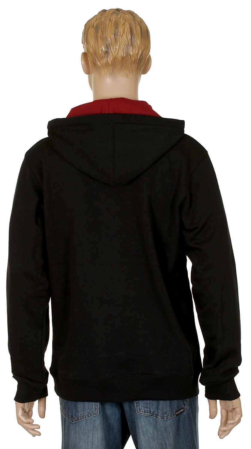 mikina Vans Classic Pullover - Black/Red Rum