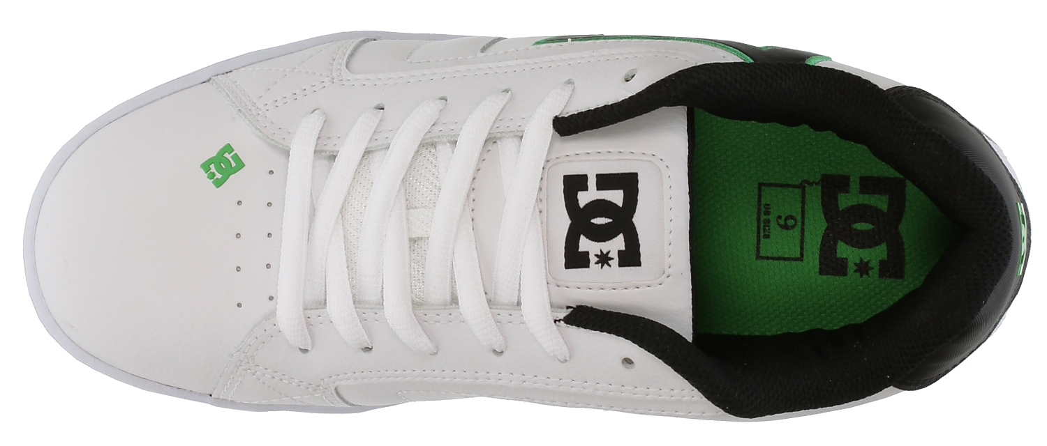 boty DC Net - White/Emerald/Black