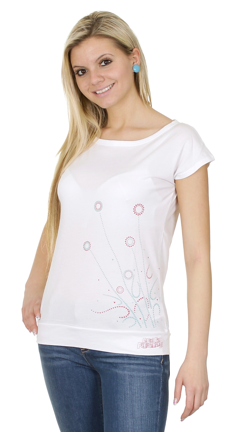 tričko Alpine Pro Salamis - White