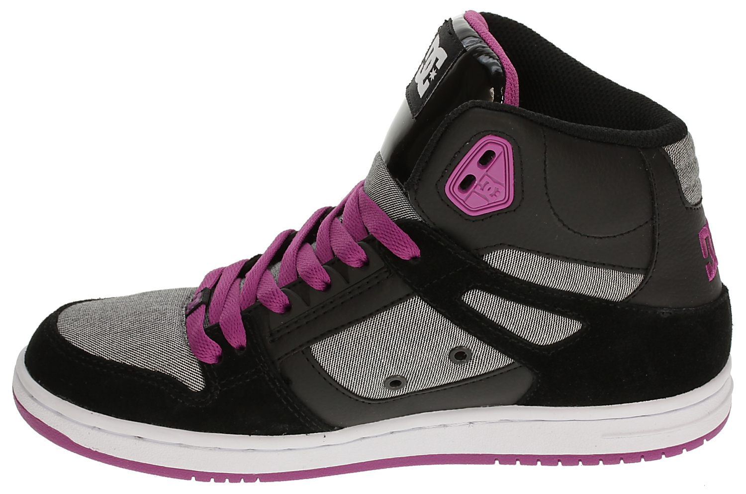 boty DC Rebound Hi - Black/Purple Wine