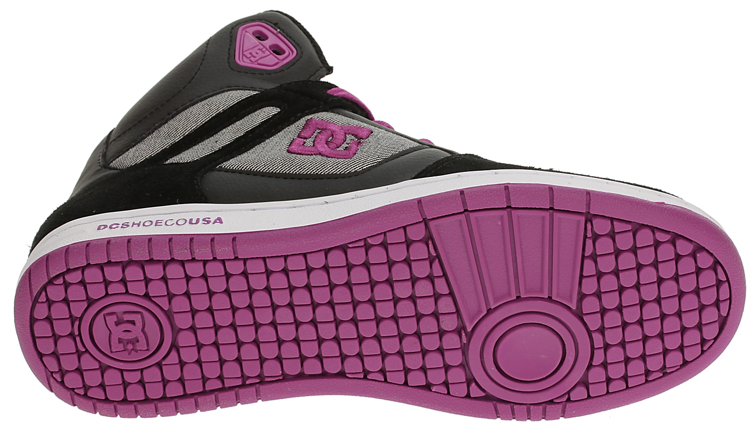boty DC Rebound Hi - Black/Purple Wine