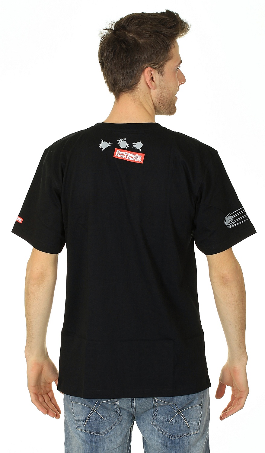 T-shirt Mass DNM Another Victim - Black