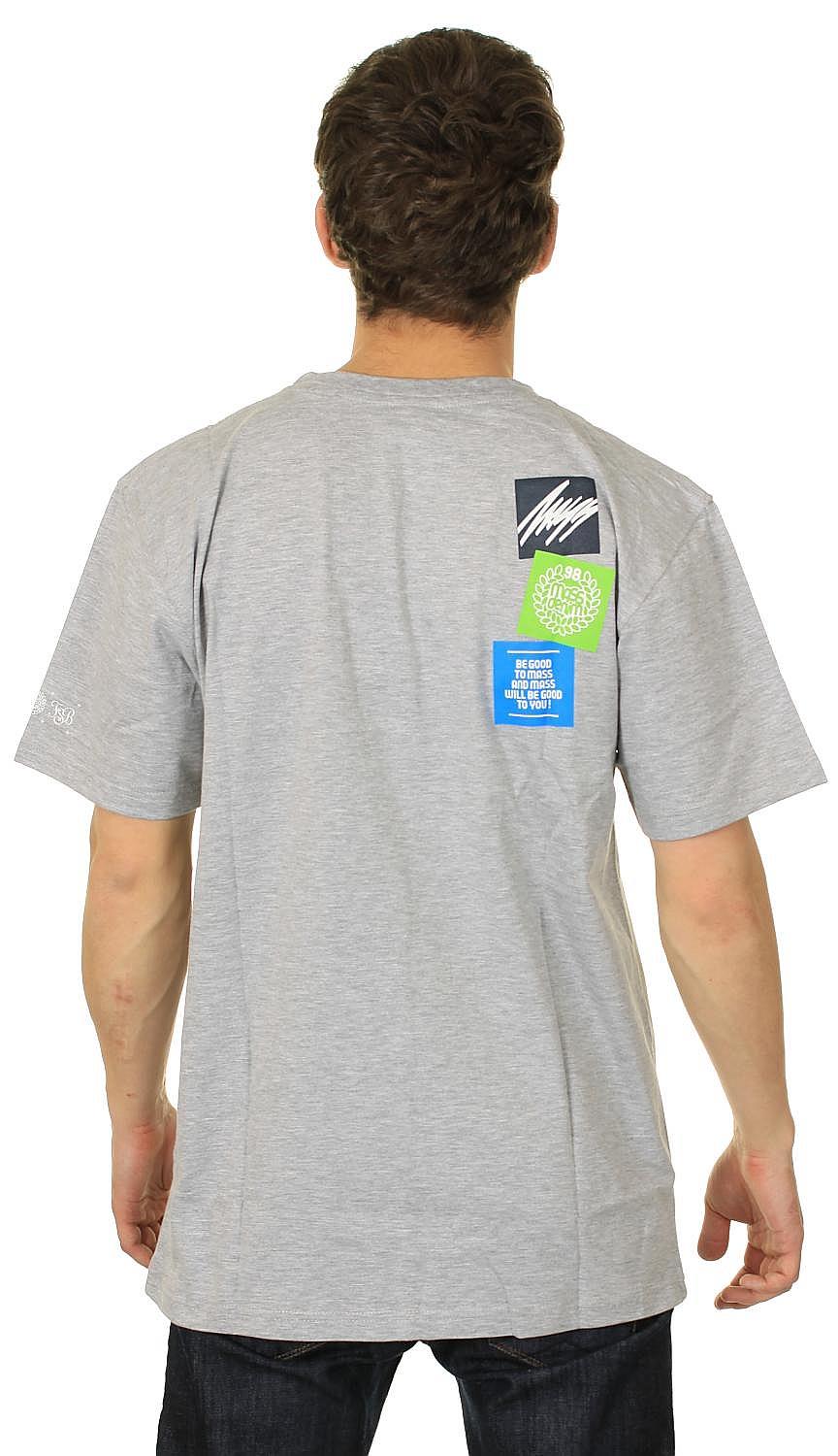 Mass DNM Letters T-shirt - Gray