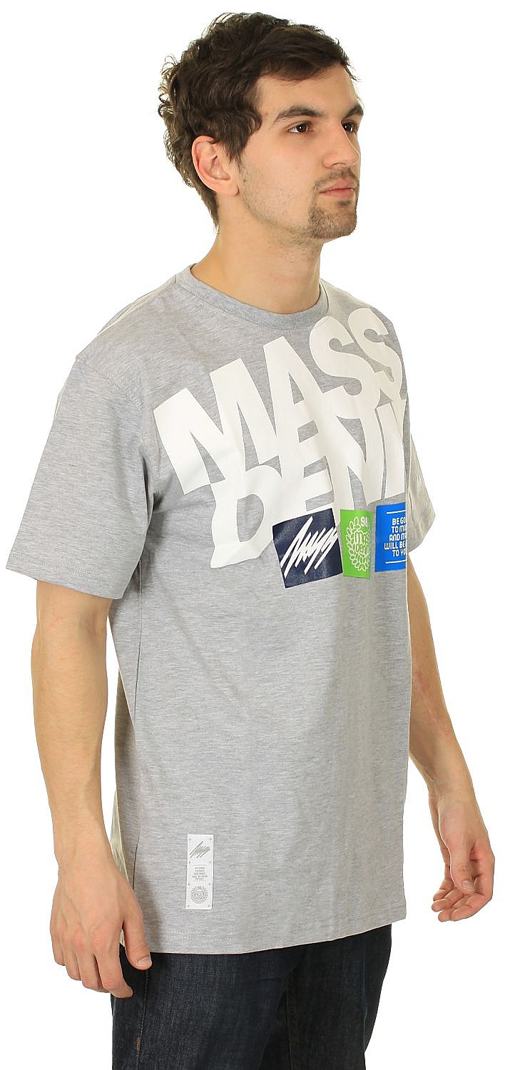 Mass DNM Letters T-shirt - Gray