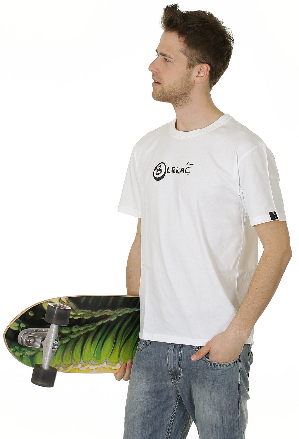 tričko Blackcomb Skrat Blekáč - White