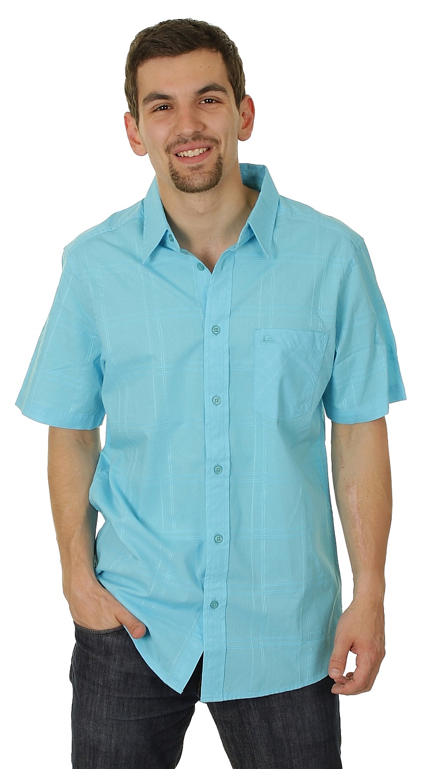 košeľa Quiksilver One Sight - Blackies Blue
