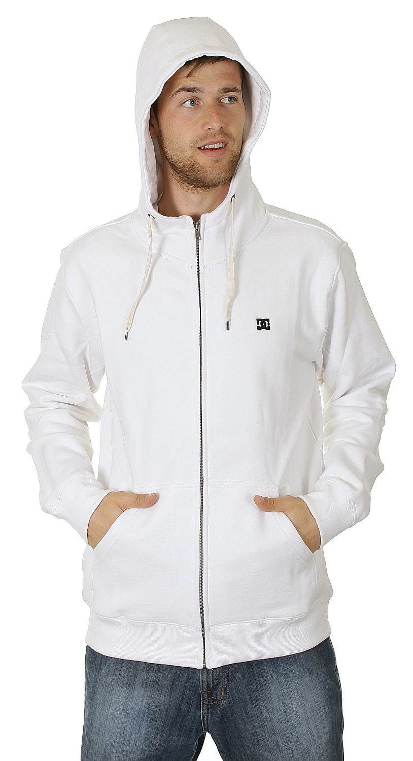 mikina DC Keystone 3 Premium Zip - White
