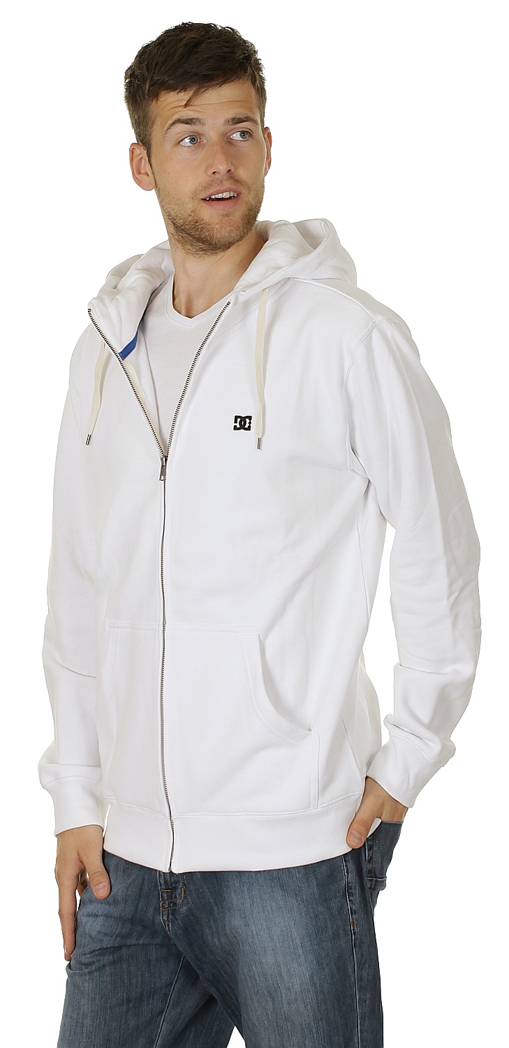 mikina DC Keystone 3 Premium Zip - White