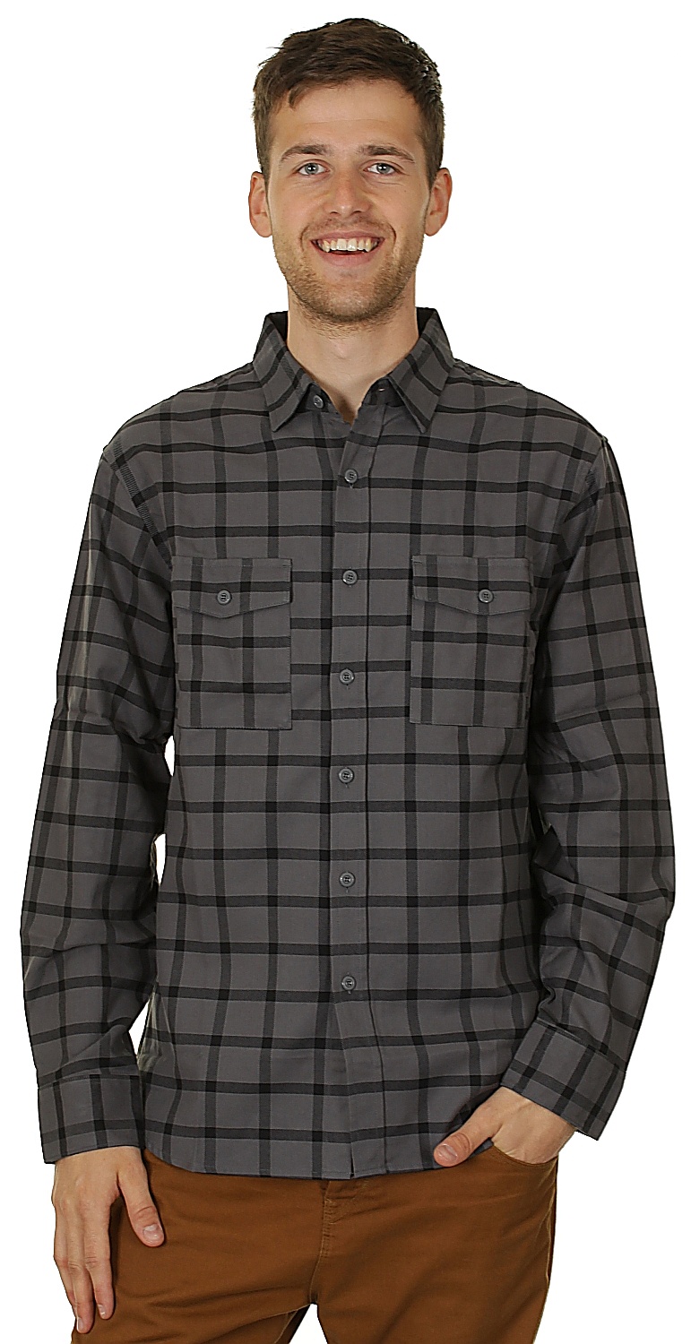 košile Nike 6.0 Road Dog Flannel LS - 021/Dark Gray