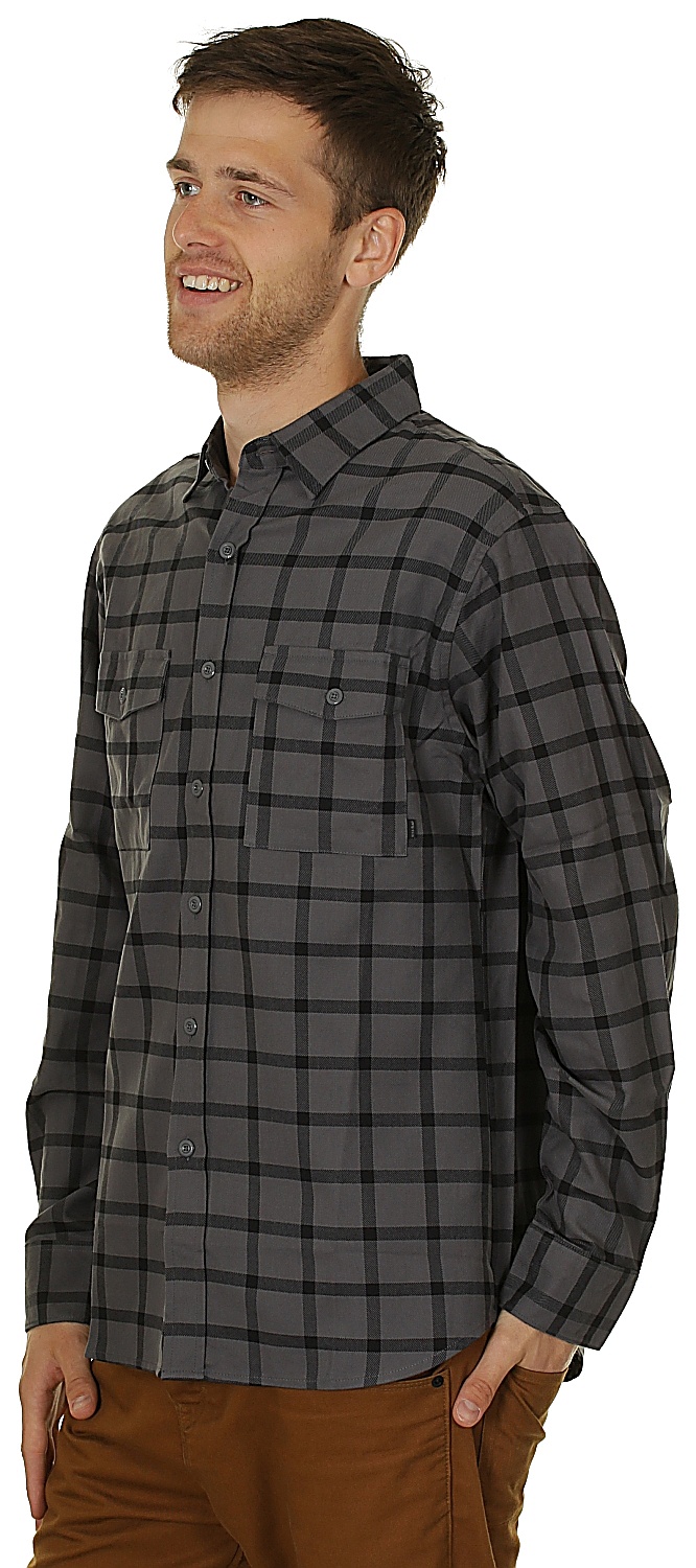 košile Nike 6.0 Road Dog Flannel LS - 021/Dark Gray