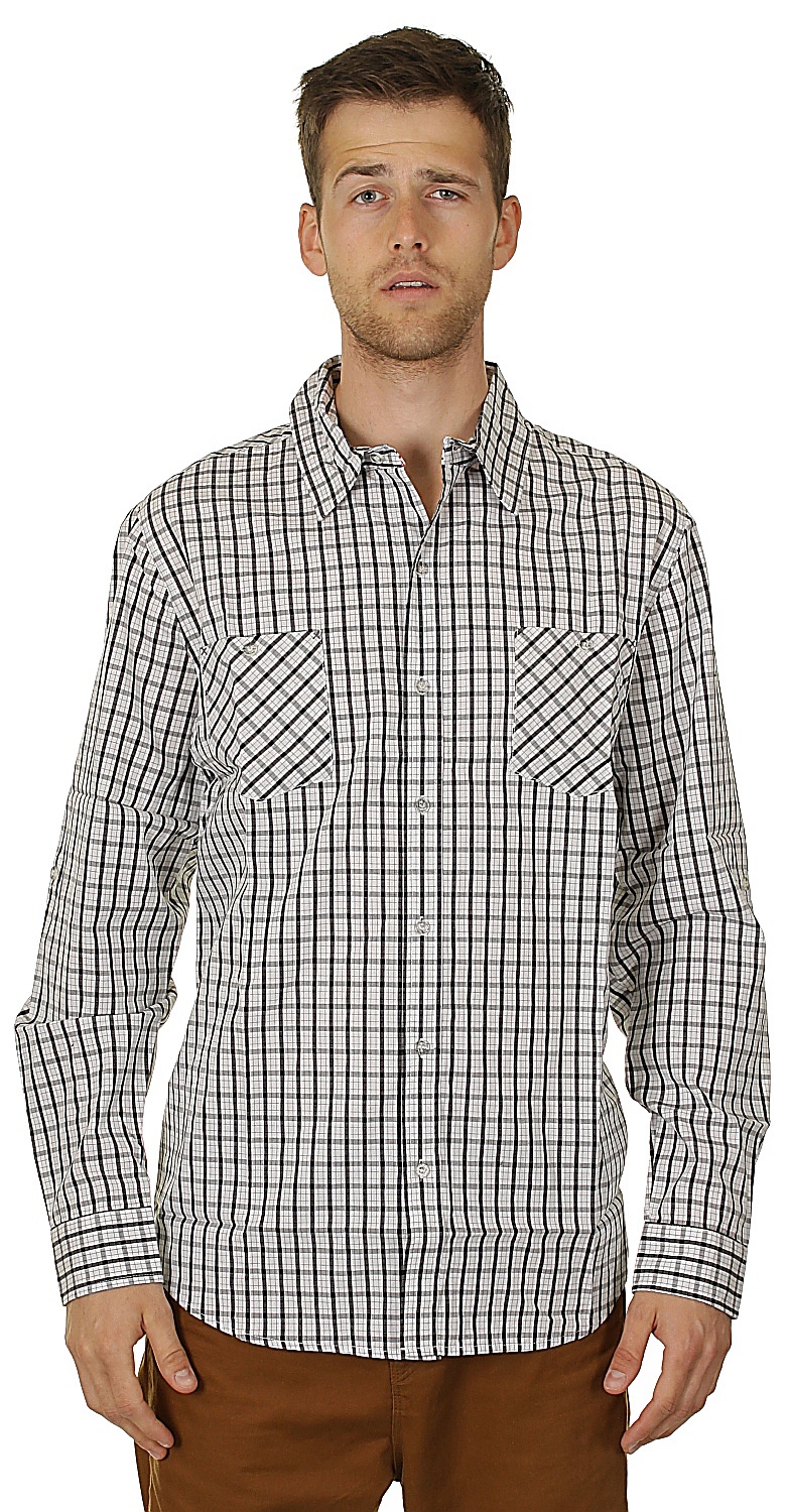 košeľa Red Dragon Wahlberg LS - Black/White