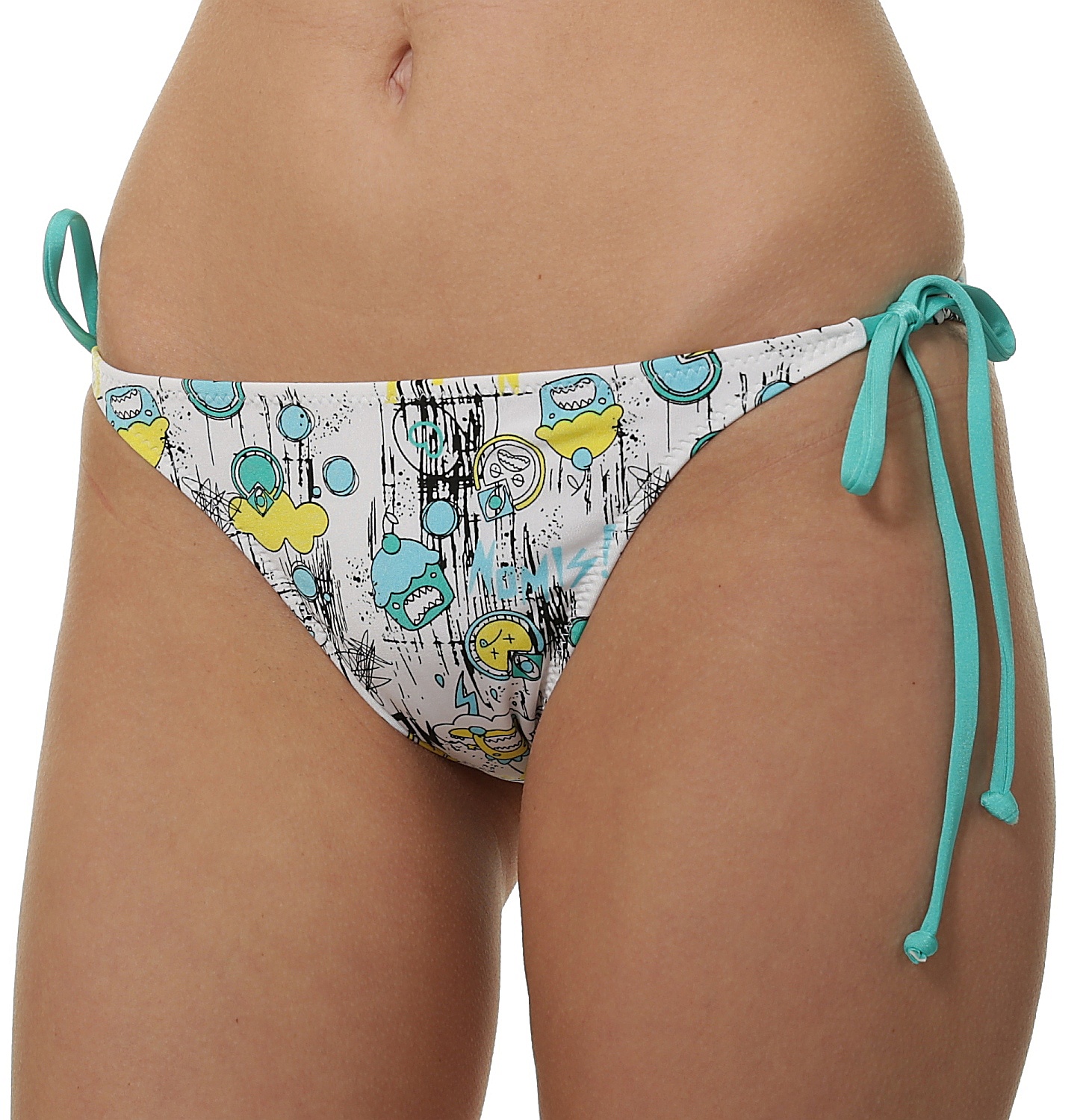 plavky Nomis Killer Cupcake Bottom - White