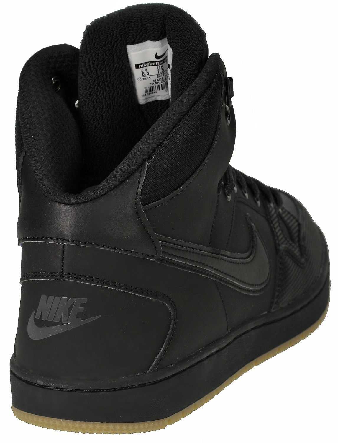nike son of force mid winter black