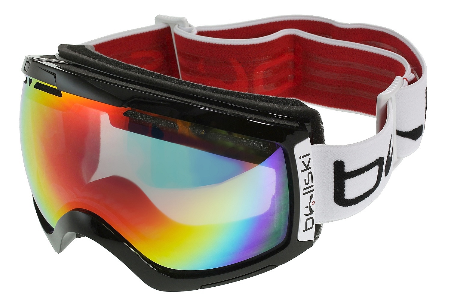 goggles Bullski Iron Black/Light Smoke Red Revo Snowboard shop,