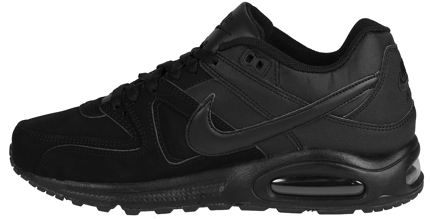 air max command black leather