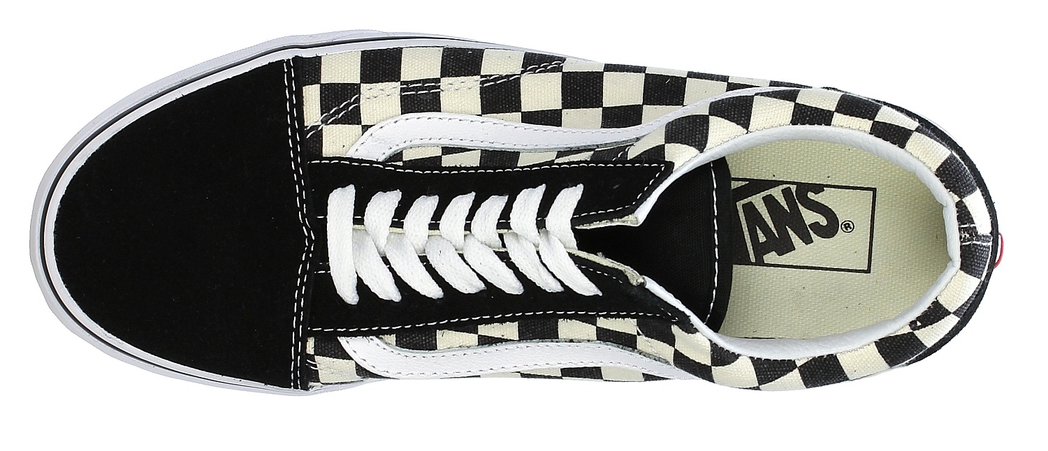 shoes Vans Old Skool - Checkerboard/Black/Espresso