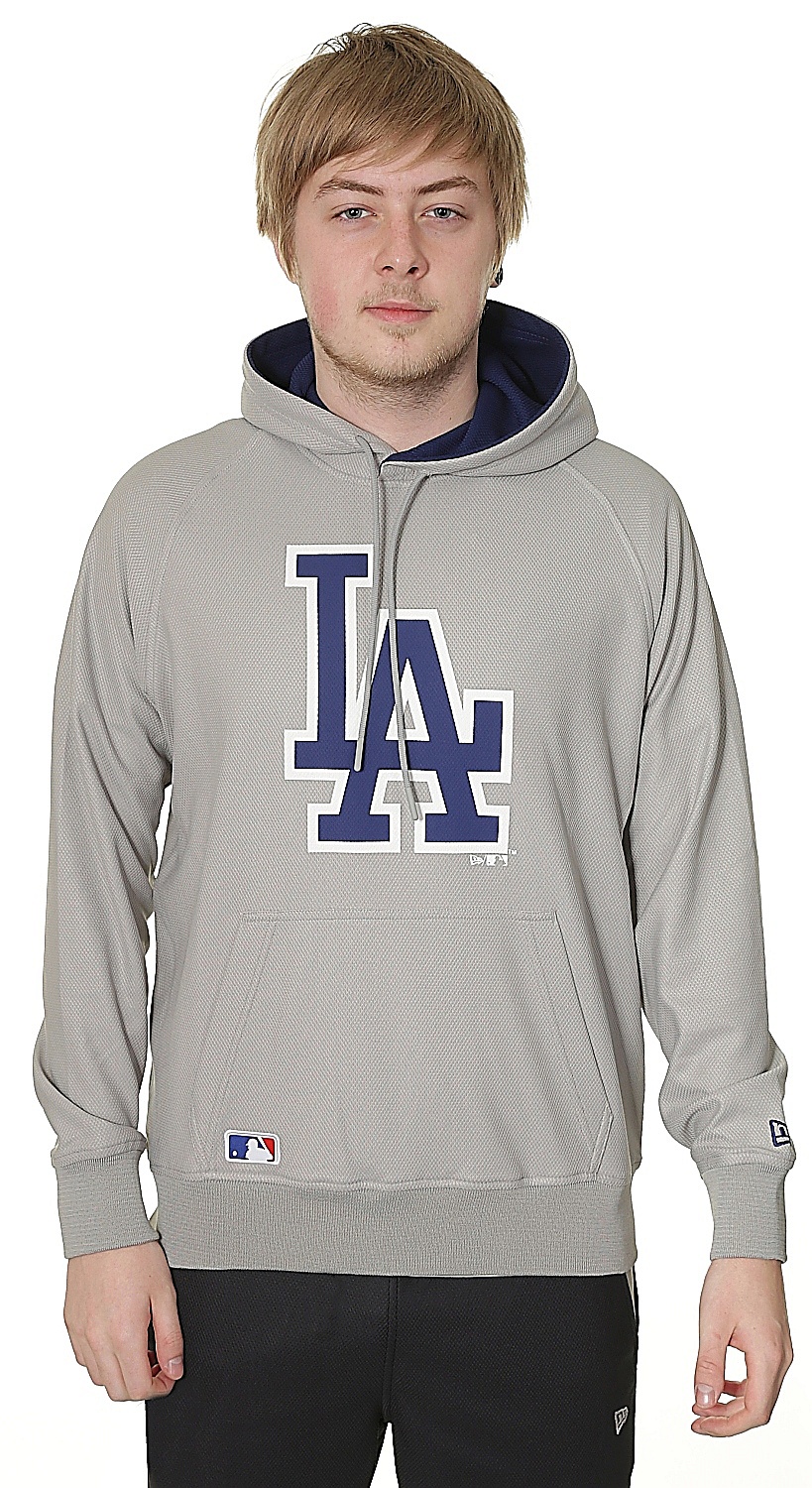 hoodie New Era Diamond Era Pullover MLB Los Angeles Dodgers - Gray - Snowboard shop, skateshop 