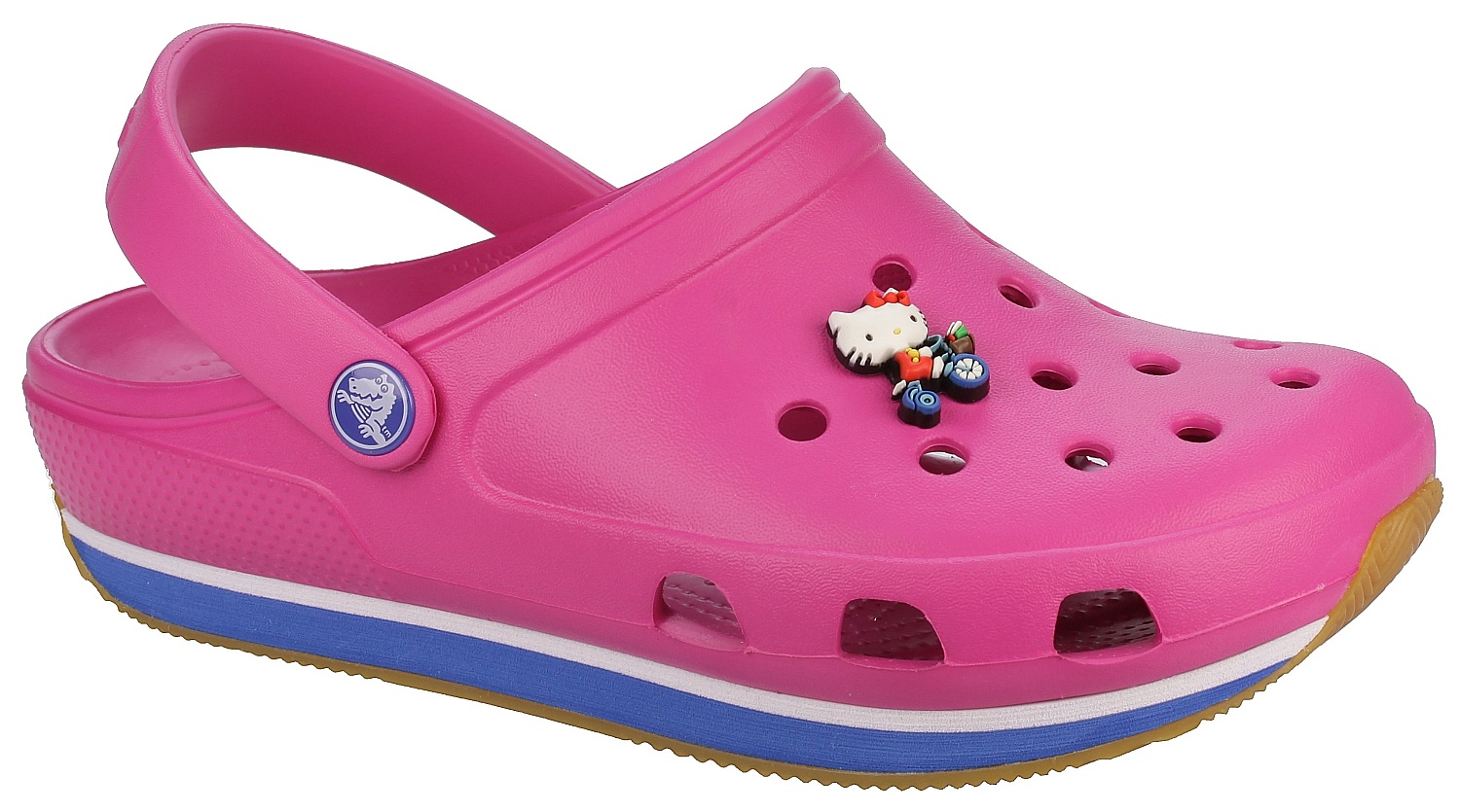 ozdoba na topánky Crocs Jibbitz - Kitty On Bicycle