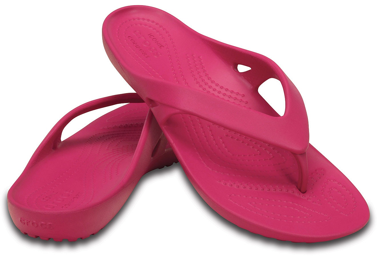 flip flops  Crocs Kadee II Flip - Raspberry